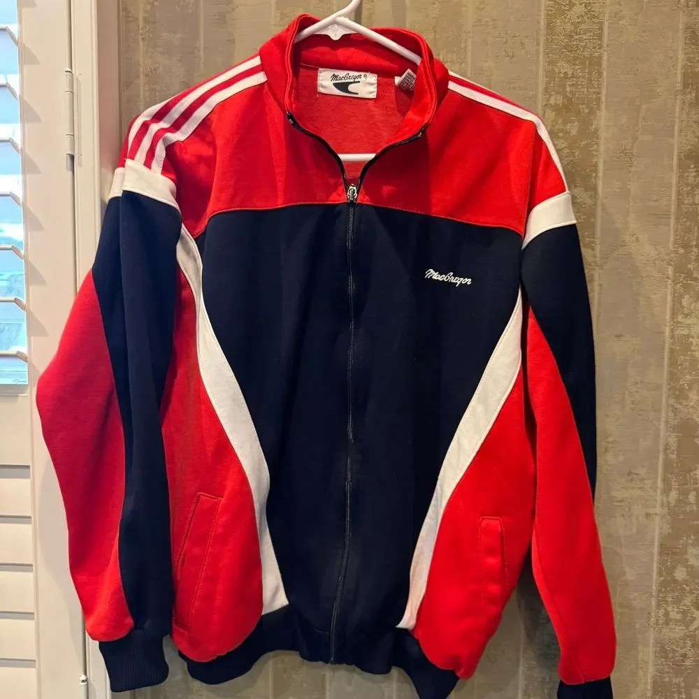 McGregor zip‎ up tracksuit patriotic size medium